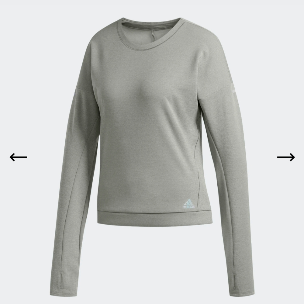 SUPERNOVA RUN CRU SWEATSHIRT

ASH SILVER / HEATHER